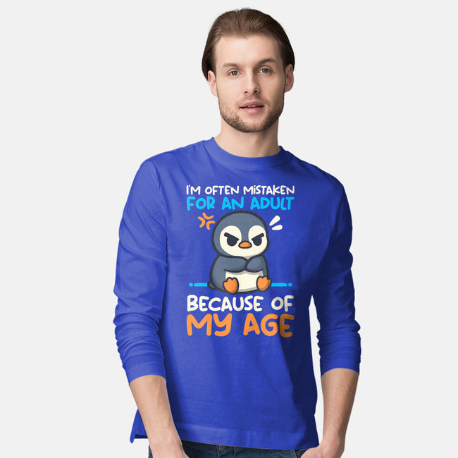 Often Mistaken For An Adult-Mens-Long Sleeved-Tee-NemiMakeit