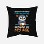 Often Mistaken For An Adult-None-Removable Cover w Insert-Throw Pillow-NemiMakeit