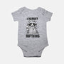 I Regret Nothing Trash-Baby-Basic-Onesie-Vallina84
