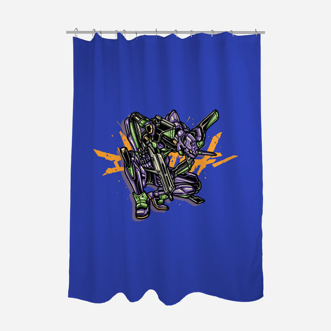 Test Type 01-None-Polyester-Shower Curtain-glitchygorilla