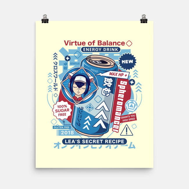 True Spheromancer Energy Drink-None-Matte-Poster-LAGELANTEE
