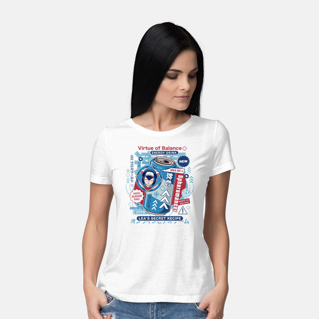 True Spheromancer Energy Drink-Womens-Basic-Tee-LAGELANTEE