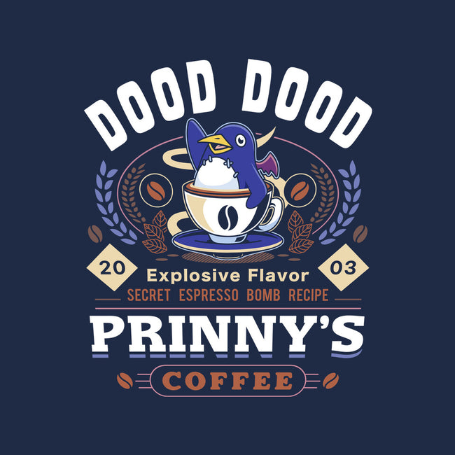 Prinny Dood Coffee Emblem-Womens-V-Neck-Tee-LAGELANTEE