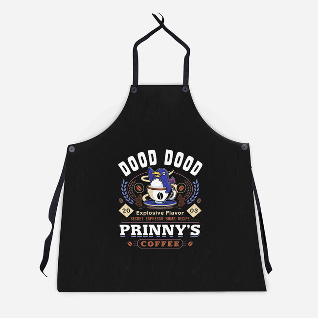 Prinny Dood Coffee Emblem-Unisex-Kitchen-Apron-LAGELANTEE