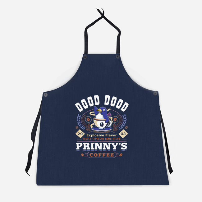 Prinny Dood Coffee Emblem-Unisex-Kitchen-Apron-LAGELANTEE