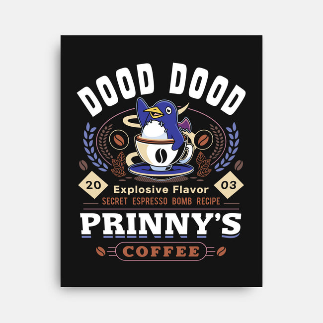 Prinny Dood Coffee Emblem-None-Stretched-Canvas-LAGELANTEE