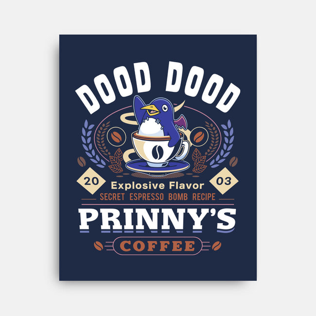 Prinny Dood Coffee Emblem-None-Stretched-Canvas-LAGELANTEE