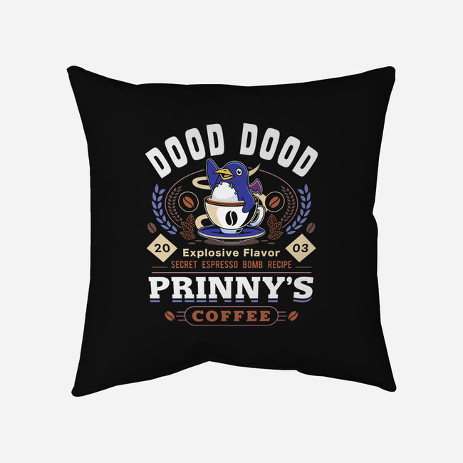 Prinny Dood Coffee Emblem-None-Removable Cover w Insert-Throw Pillow-LAGELANTEE