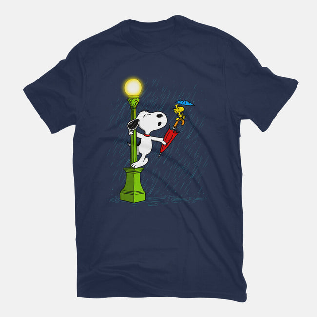 Singing In The Rain-Womens-Fitted-Tee-drbutler