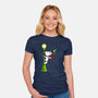 Singing In The Rain-Womens-Fitted-Tee-drbutler
