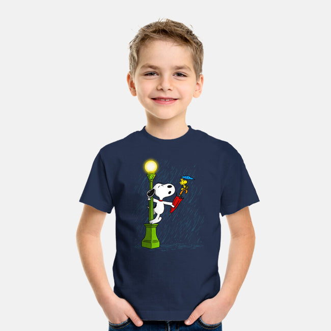 Singing In The Rain-Youth-Basic-Tee-drbutler