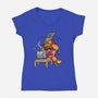 Ultimate Keyboard Warrior-Womens-V-Neck-Tee-drbutler