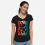 Let’s Dance-Womens-V-Neck-Tee-drbutler
