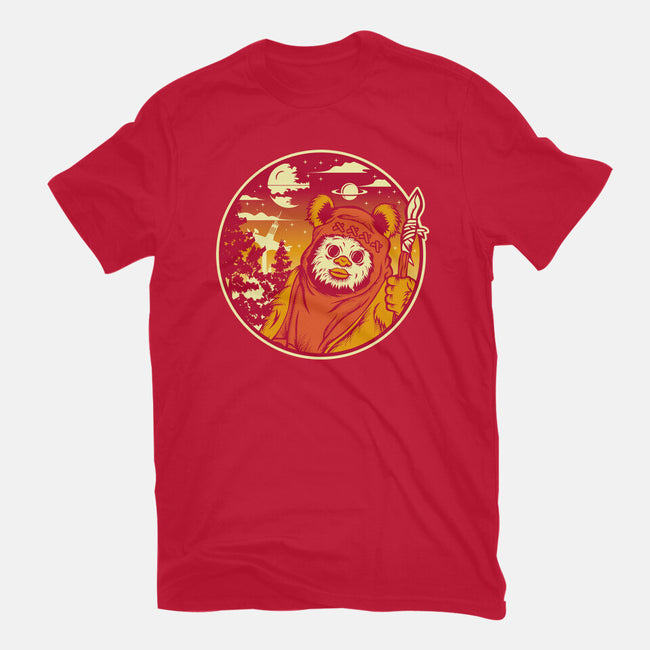 Forest Moon Sunset-Unisex-Basic-Tee-SuperEdu