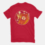 Forest Moon Sunset-Womens-Fitted-Tee-SuperEdu