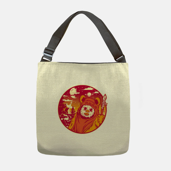Forest Moon Sunset-None-Adjustable Tote-Bag-SuperEdu