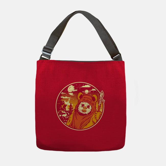 Forest Moon Sunset-None-Adjustable Tote-Bag-SuperEdu
