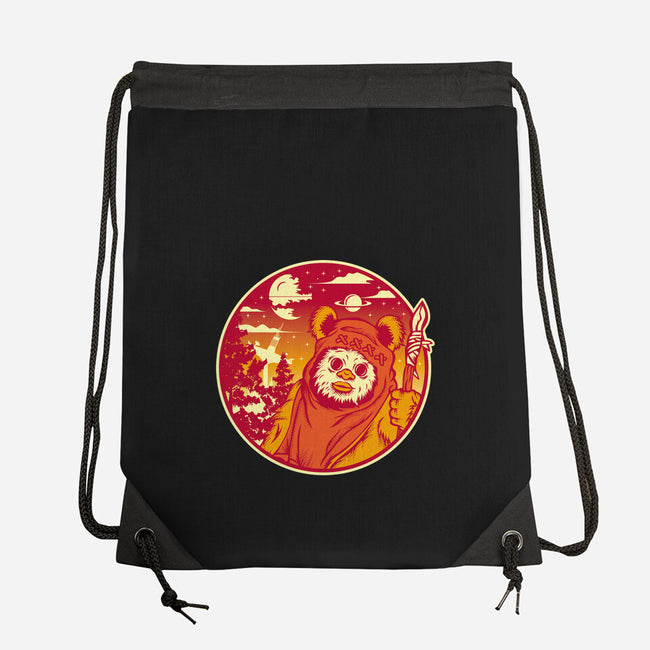 Forest Moon Sunset-None-Drawstring-Bag-SuperEdu
