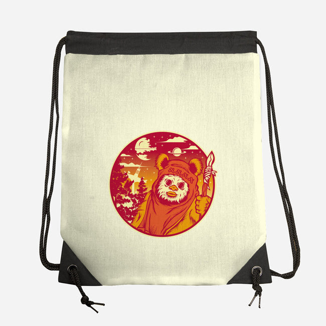 Forest Moon Sunset-None-Drawstring-Bag-SuperEdu