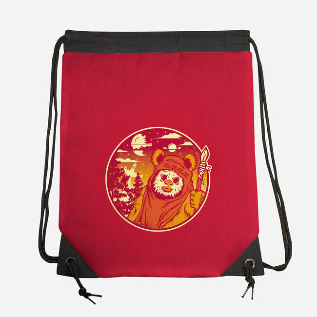 Forest Moon Sunset-None-Drawstring-Bag-SuperEdu
