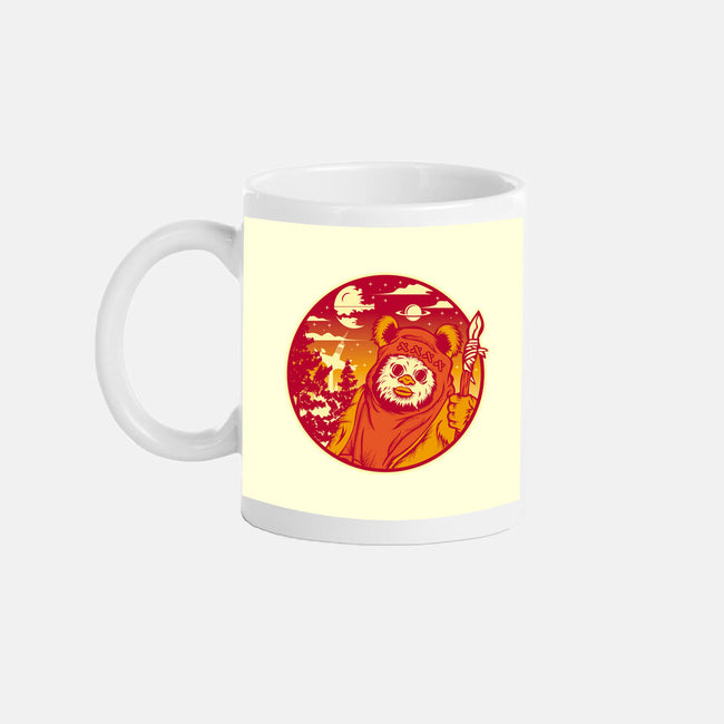 Forest Moon Sunset-None-Mug-Drinkware-SuperEdu