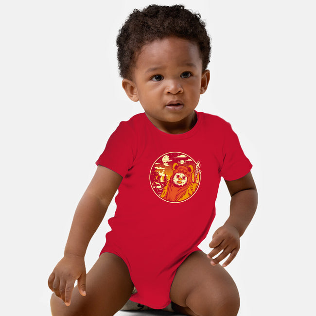 Forest Moon Sunset-Baby-Basic-Onesie-SuperEdu
