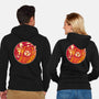 Forest Moon Sunset-Unisex-Zip-Up-Sweatshirt-SuperEdu