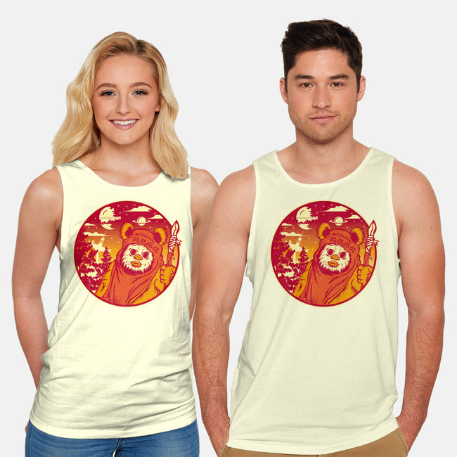 Forest Moon Sunset-Unisex-Basic-Tank-SuperEdu
