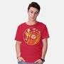 Forest Moon Sunset-Mens-Basic-Tee-SuperEdu