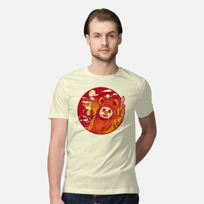 Forest Moon Sunset-Mens-Premium-Tee-SuperEdu
