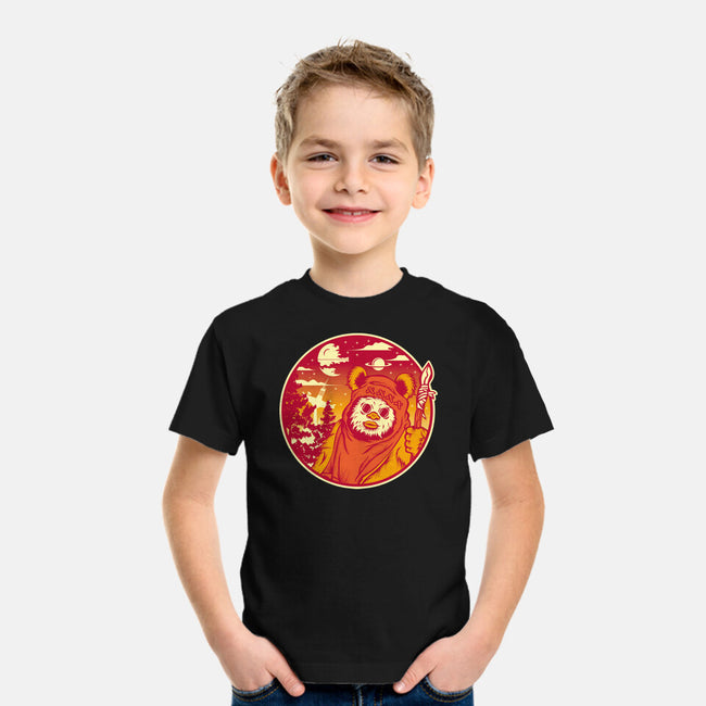 Forest Moon Sunset-Youth-Basic-Tee-SuperEdu