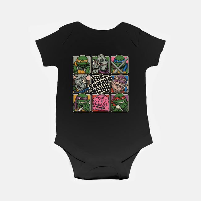 The Sewage Bunch-Baby-Basic-Onesie-turborat14