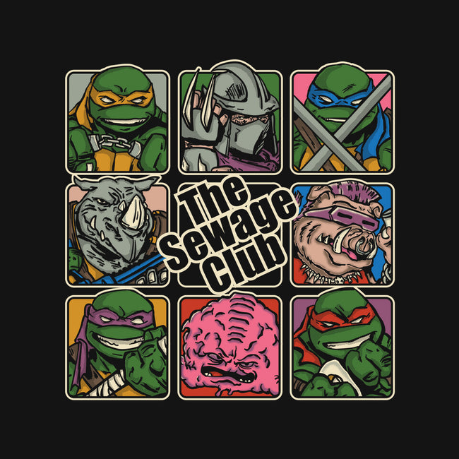 The Sewage Bunch-Womens-Fitted-Tee-turborat14