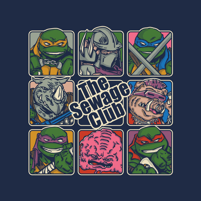 The Sewage Bunch-Womens-Fitted-Tee-turborat14