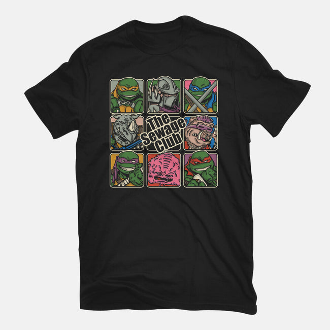 The Sewage Bunch-Womens-Fitted-Tee-turborat14
