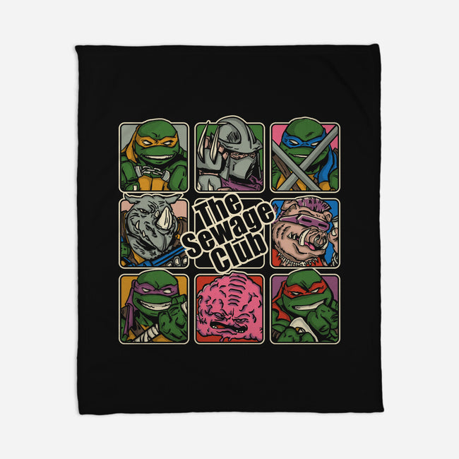 The Sewage Bunch-None-Fleece-Blanket-turborat14