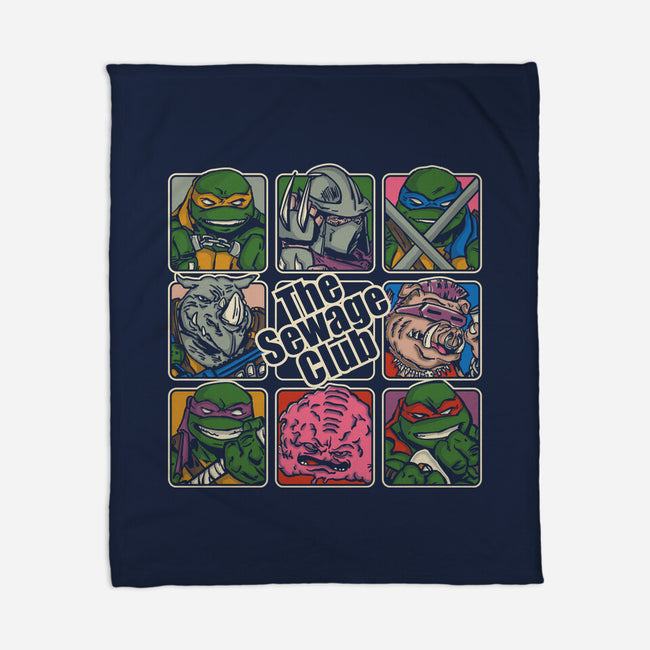 The Sewage Bunch-None-Fleece-Blanket-turborat14