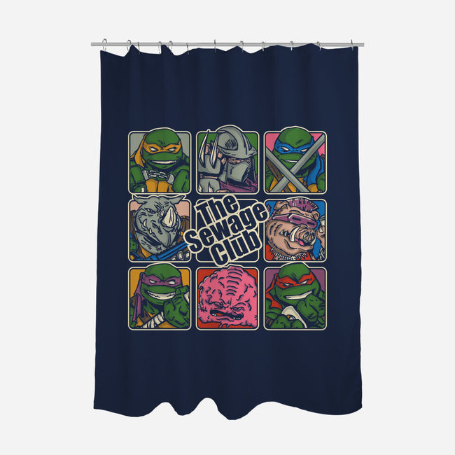 The Sewage Bunch-None-Polyester-Shower Curtain-turborat14
