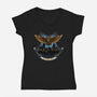 Home Of Magic-Womens-V-Neck-Tee-glitchygorilla
