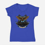 Home Of Magic-Womens-V-Neck-Tee-glitchygorilla