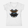 Home Of Magic-Womens-V-Neck-Tee-glitchygorilla