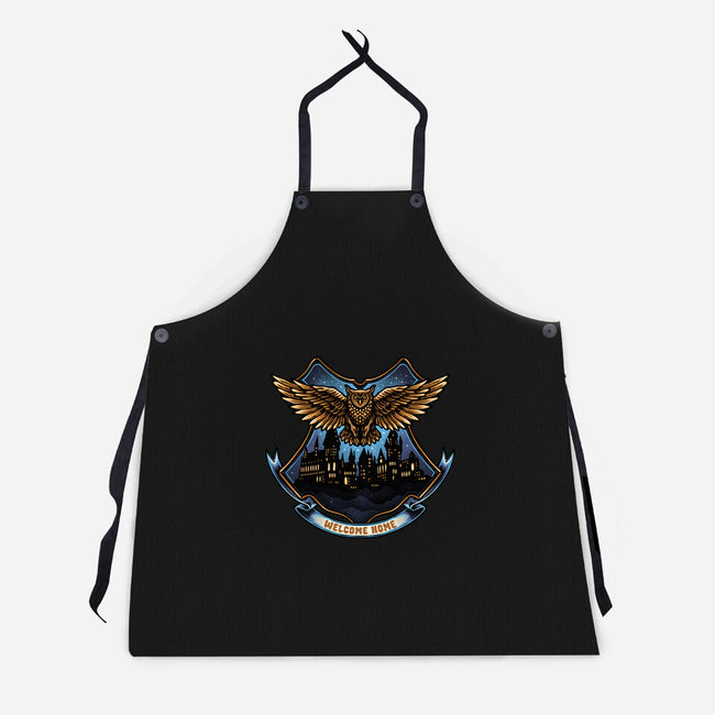 Home Of Magic-Unisex-Kitchen-Apron-glitchygorilla