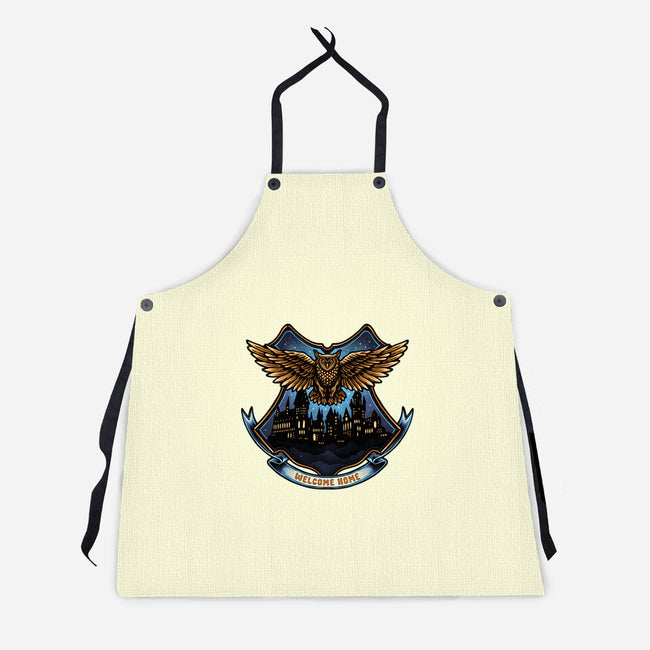 Home Of Magic-Unisex-Kitchen-Apron-glitchygorilla