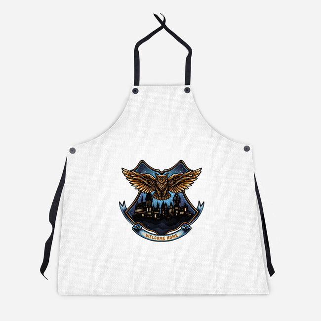 Home Of Magic-Unisex-Kitchen-Apron-glitchygorilla