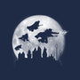 Full Moon Over Hogwarts-Mens-Basic-Tee-DrMonekers