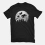 Full Moon Over Hogwarts-Womens-Fitted-Tee-DrMonekers