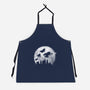 Full Moon Over Hogwarts-Unisex-Kitchen-Apron-DrMonekers