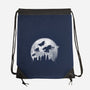 Full Moon Over Hogwarts-None-Drawstring-Bag-DrMonekers