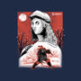 Renaissance Ninja Raphael Sumi-E-Womens-Fitted-Tee-Astrobot Invention