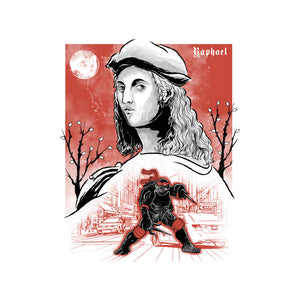 Renaissance Ninja Raphael Sumi-E